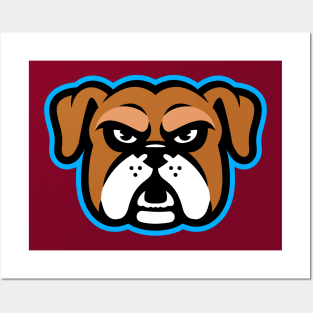 Bulldog Mascot Logo Posters and Art